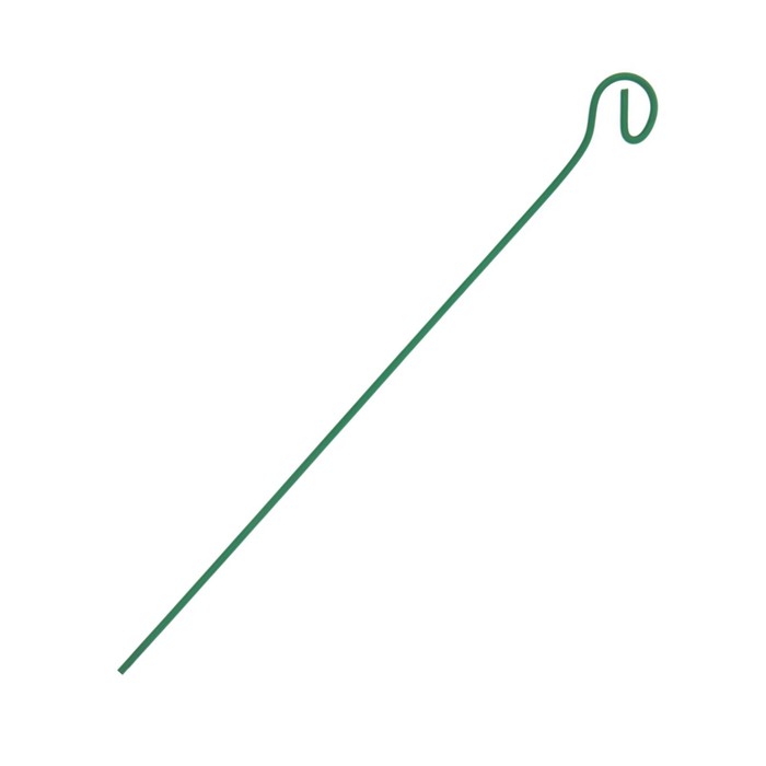 Колышек для подвязки растений, h = 60 см, d = 0.3 см, проволочный, зелёный, Greengo оптом