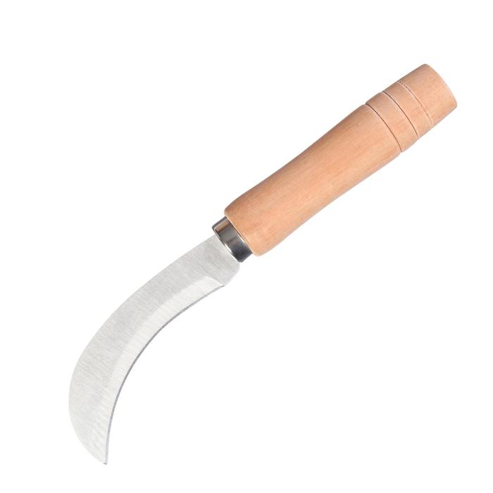 Нож садовый, 18 см, деревянная ручка оптом