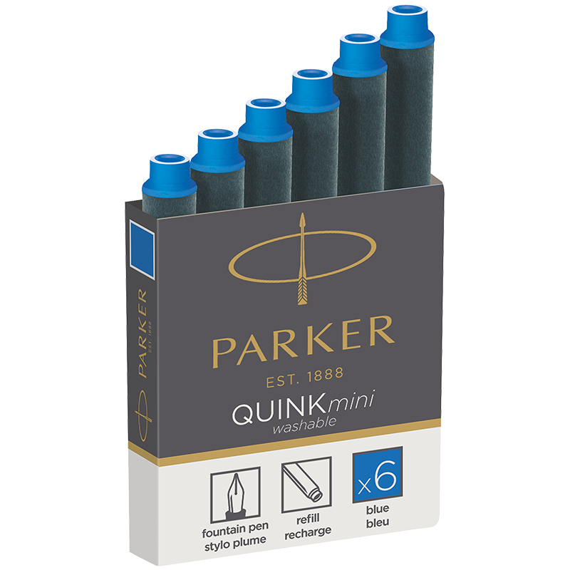   Parker "Cartridge Quink Mini" , 6.,   