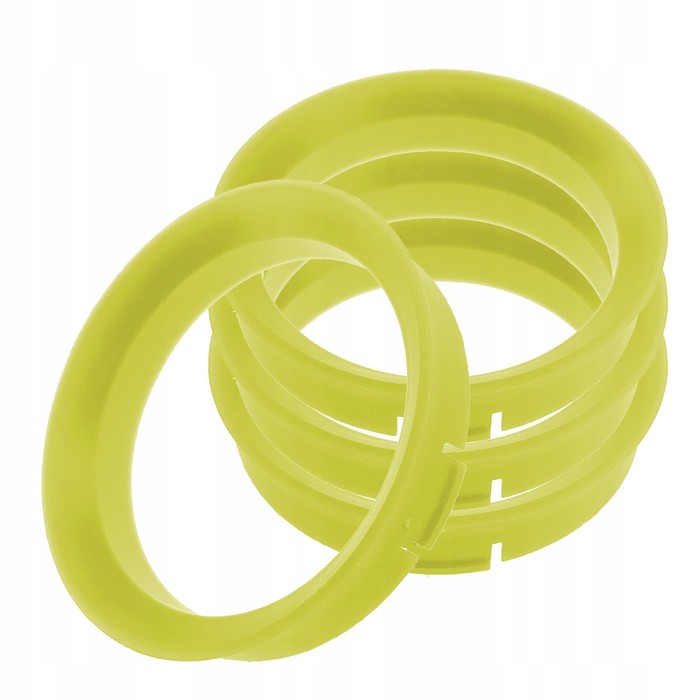Пластиковое центровочное кольцо К&К 67,1-63,4 желтые оптом