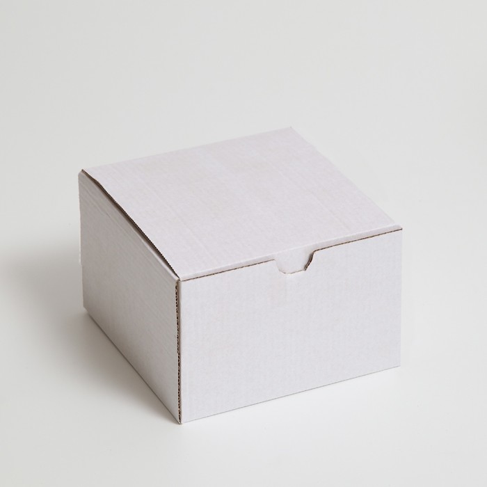 Коробка самосборная, белая, 15 х 15 х 10 см оптом