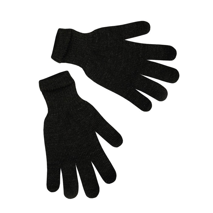 Перчатки мужские, цвет темно-серый меланж, р-р 20 оптом