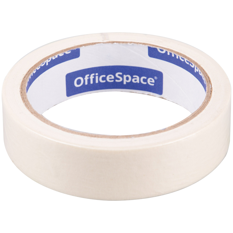 Клейкая лента малярная OfficeSpace, 25мм*25м, ШК оптом