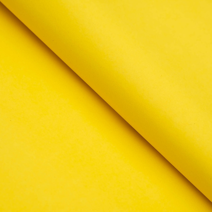 Бумага цветная тишью шёлковая, 510 х 760 мм, Sadipal, 1 лист, 17 г/м2, жёлтая оптом