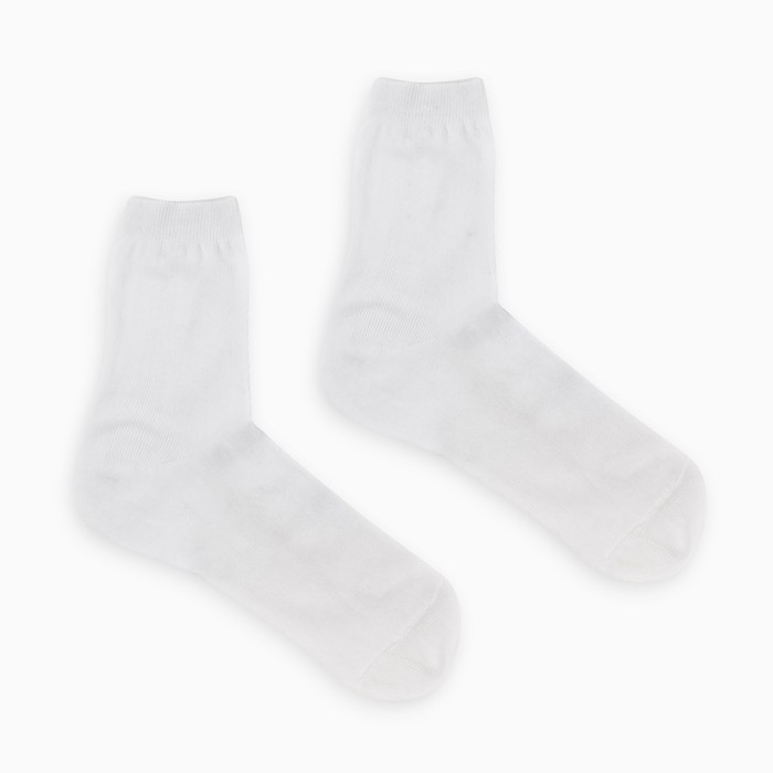 Носки мужские, цвет белый, размер 25 оптом