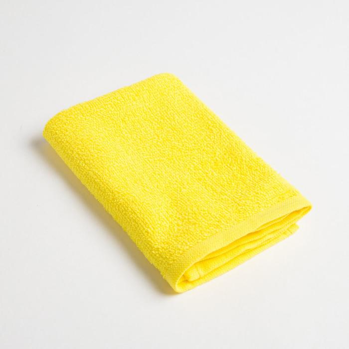 Салфетка махровая универсальная для уборки Экономь и Я, жёлтый, 100% хл оптом