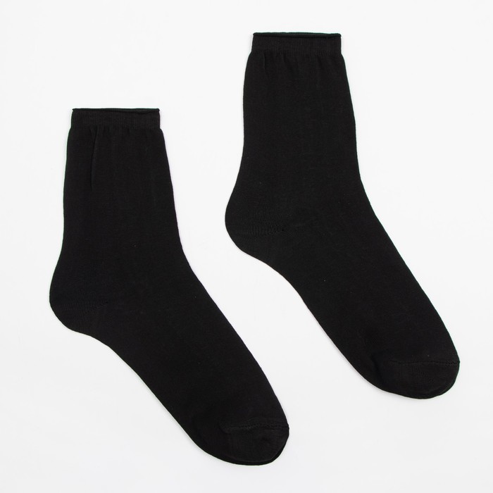 Носки мужские, цвет чёрный, размер 29 оптом