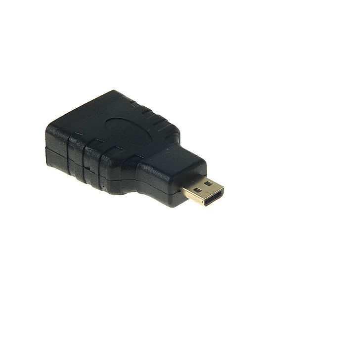 Переходник LuazON, HDMI (f) - micro HDMI (m) оптом