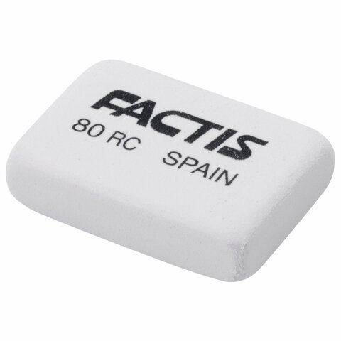 Ластик FACTIS 80 RC (Испания), 28х20х7 мм, белый, прямоугольный, CNF80RC оптом