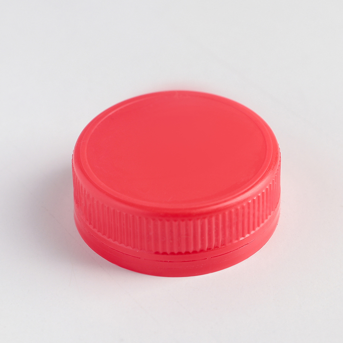 Крышка одноразовая к бутылкам молочным 38 мм, на: 0,3 л; 0,5 л; 1 л, цвет красный оптом