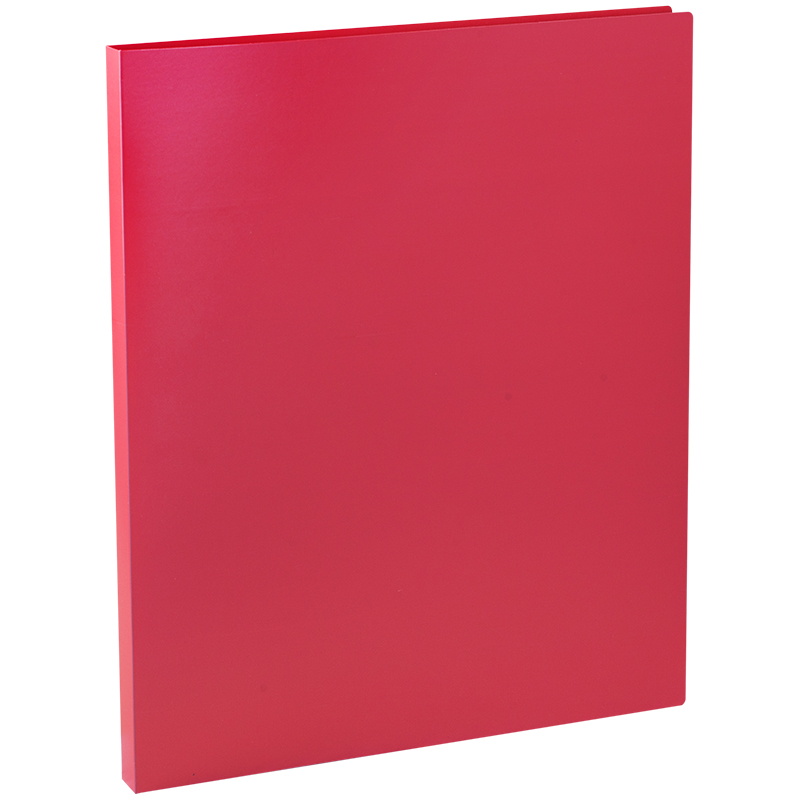 Папка с боковым зажимом OfficeSpace А4, 14мм, 450мкм, пластик, красная оптом