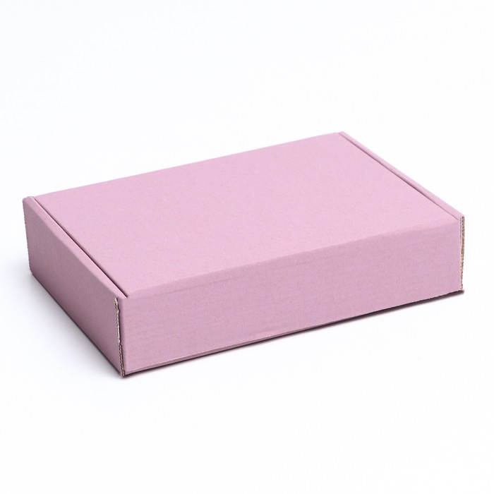 Коробка самосборная, сиреневая 21 х 15 х 5 см оптом
