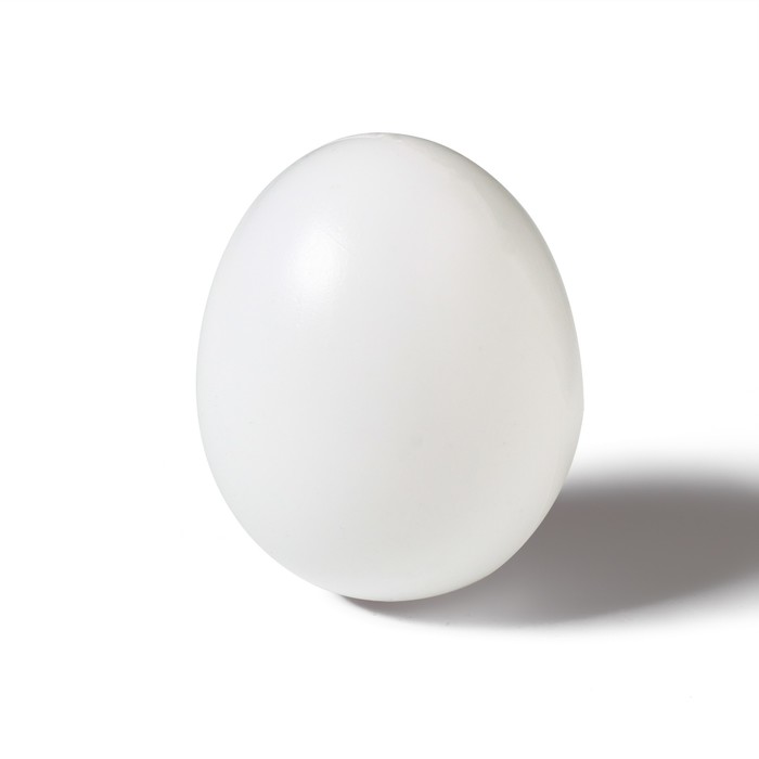 Яйцо искусственное подкладное, для кур, 1 шт., белое оптом