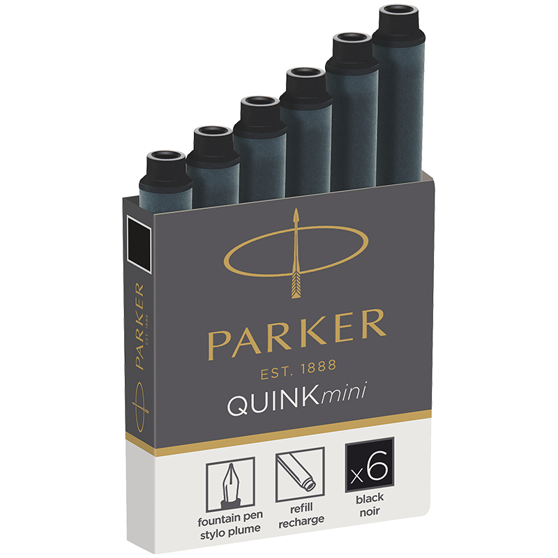   Parker "Cartridge Quink Mini" , 6.,   
