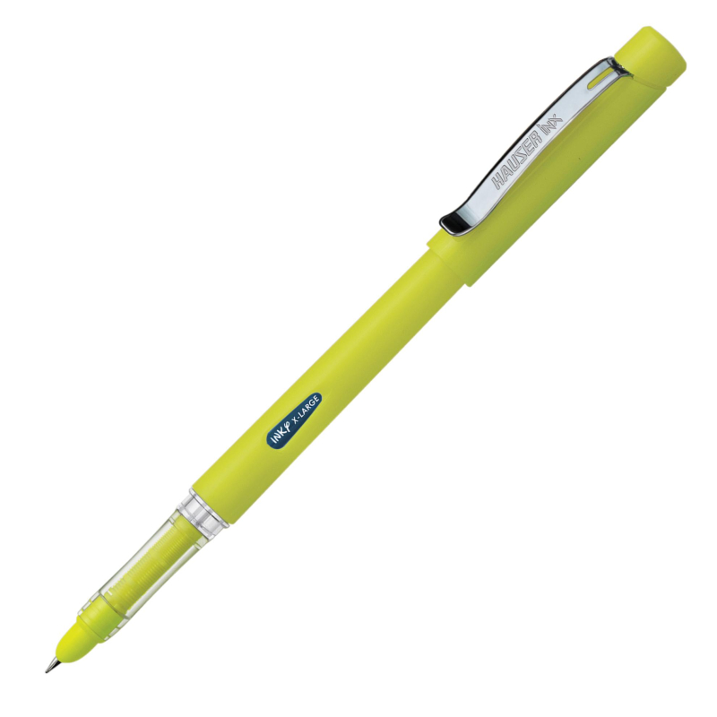 Набор Ручка перьевая Hauser NEON + два картриджа желтая H6105-yellow оптом