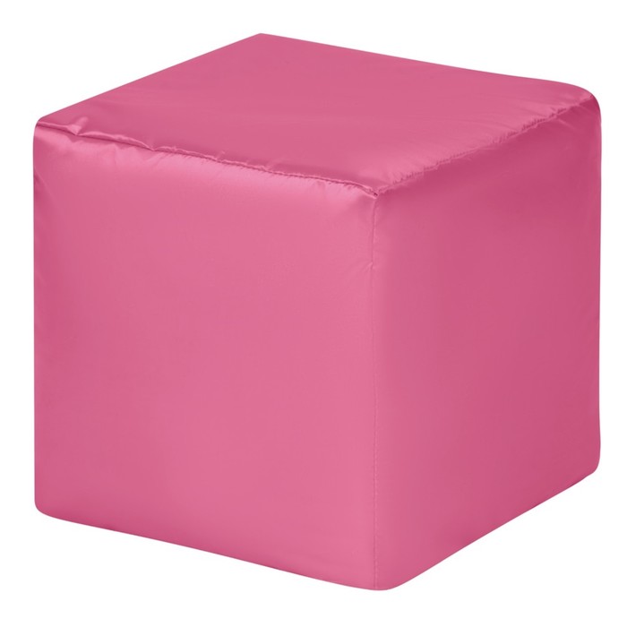 Пуфик «Куб», оксфорд, цвет розовый оптом