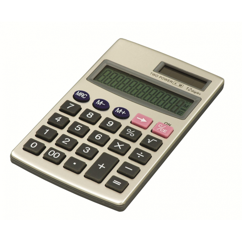 Калькулятор карманный Attache ATC-333-12P 12-ти разрядный серебристый оптом
