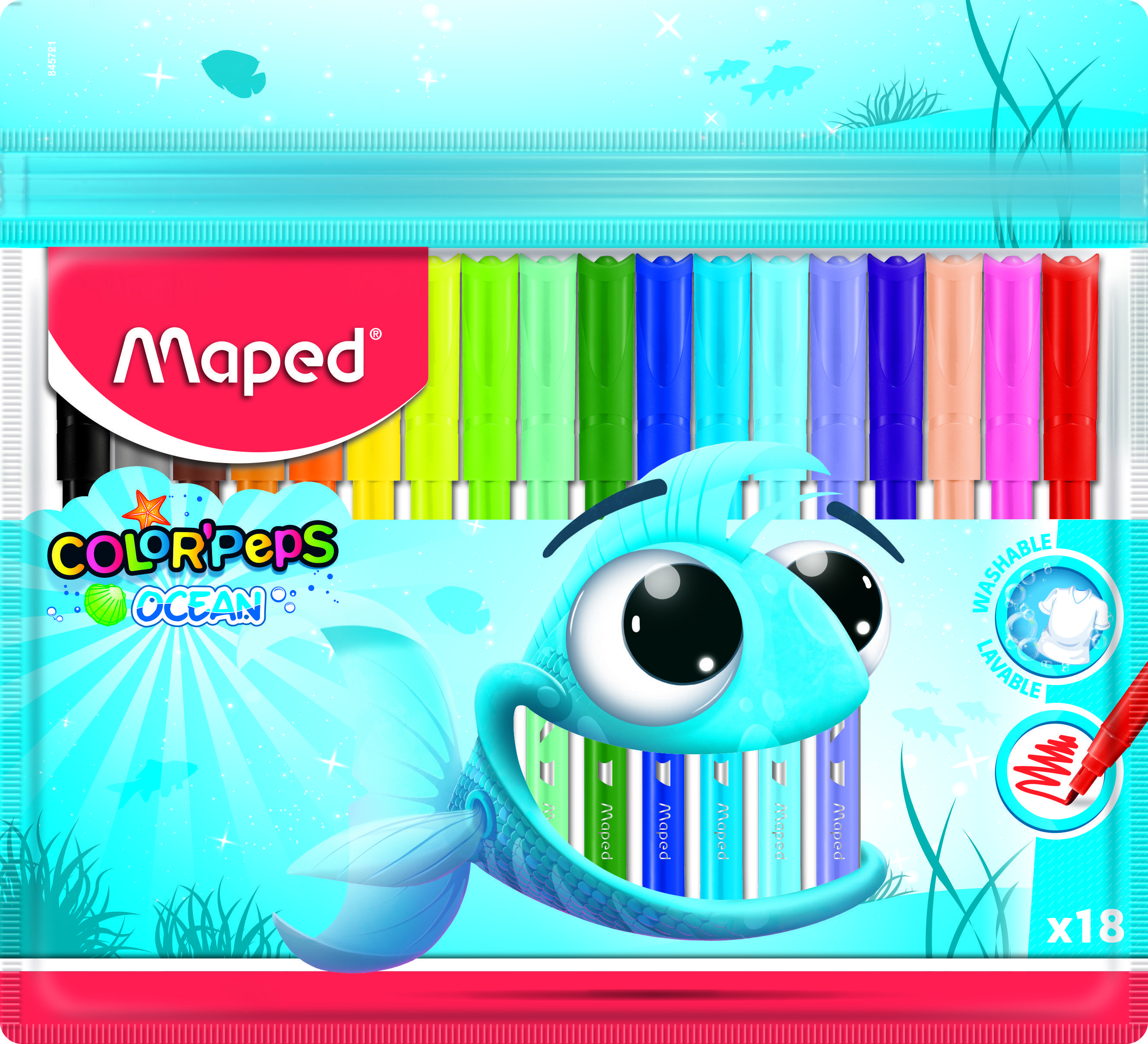  MAPED COLOR'PEPS OCEAN     -   ,    18  