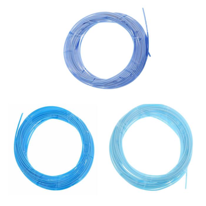 Пластик PCL для 3D ручки, длина: 5 м, цвета синего МИКС оптом