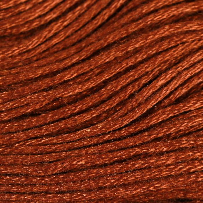 Нитки мулине, 8 ± 1 м, цвет коричнево-песочный №898 оптом