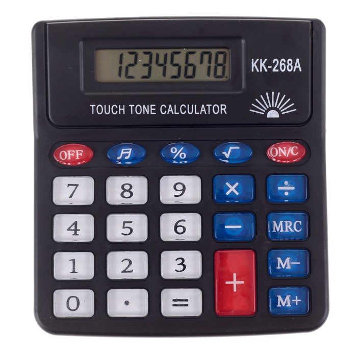 Калькулятор настольный, 8 - разрядный, PS - 268A, с мелодией оптом