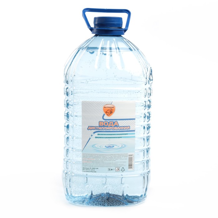 Дистиллированная вода Элтранс, 4.8 л оптом