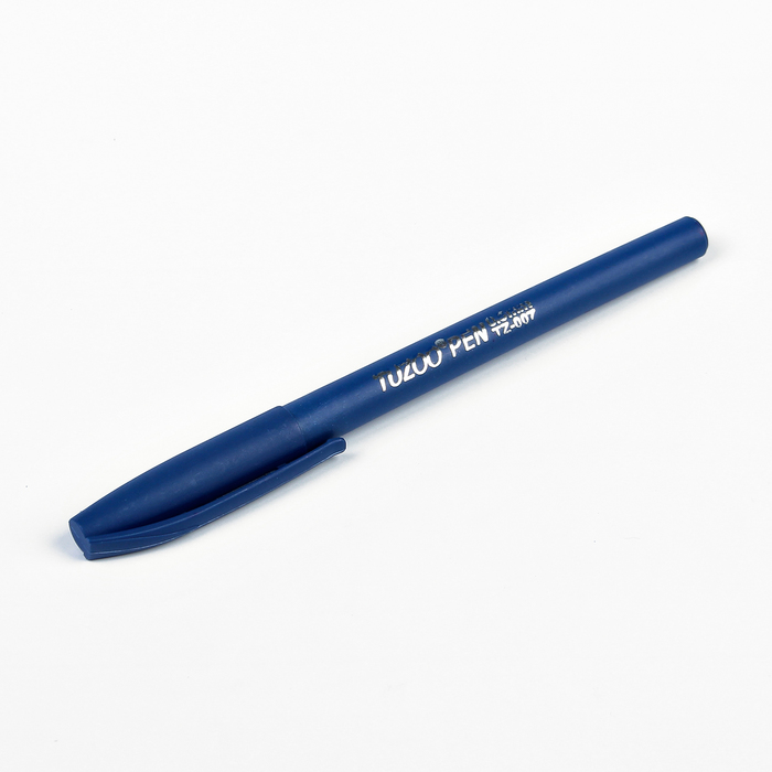 Ручка гелевая, 0.5 мм, стержень синий, корпус синий матовый оптом