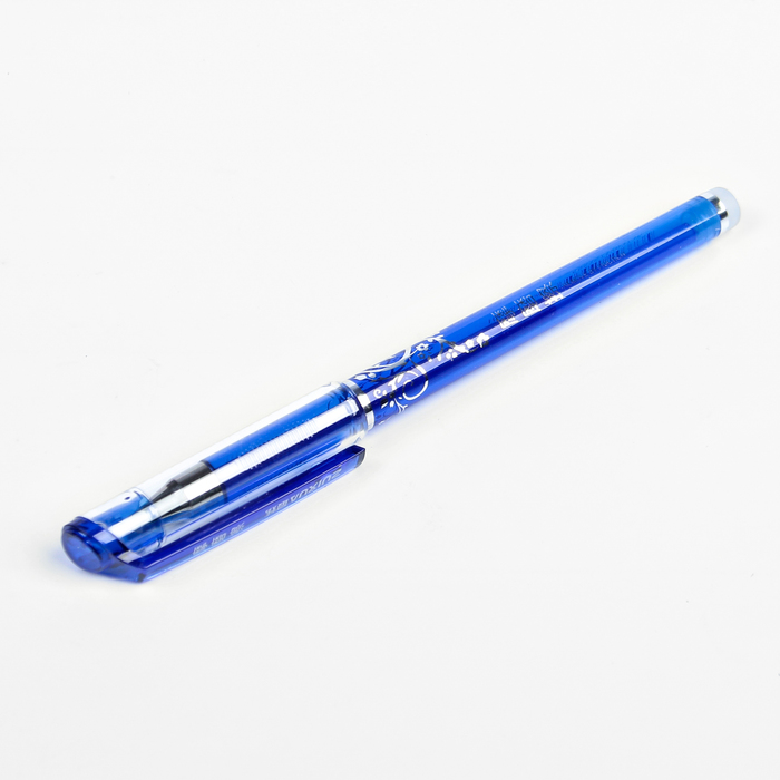 Ручка гелевая со стираемыми чернилами 0,5 мм, стержень синий, корпус тонированный оптом