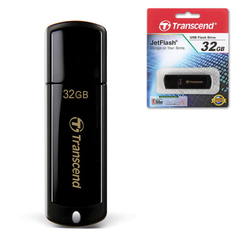 - 32 GB, TRANSCEND Jet Flash 350, USB 2.0, , TS32GJF350 