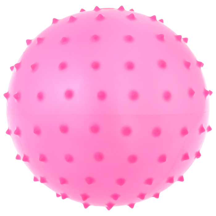 Мячик массажный, матовый пластизоль, d=14 см, 30 г, МИКС оптом