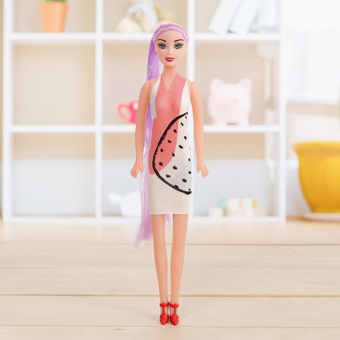 Кукла-модель «Ира» в платье, МИКС оптом