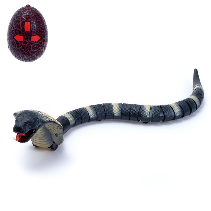 Змея радиоуправляемая «Королевская кобра», работает от аккумулятора, МИКС оптом