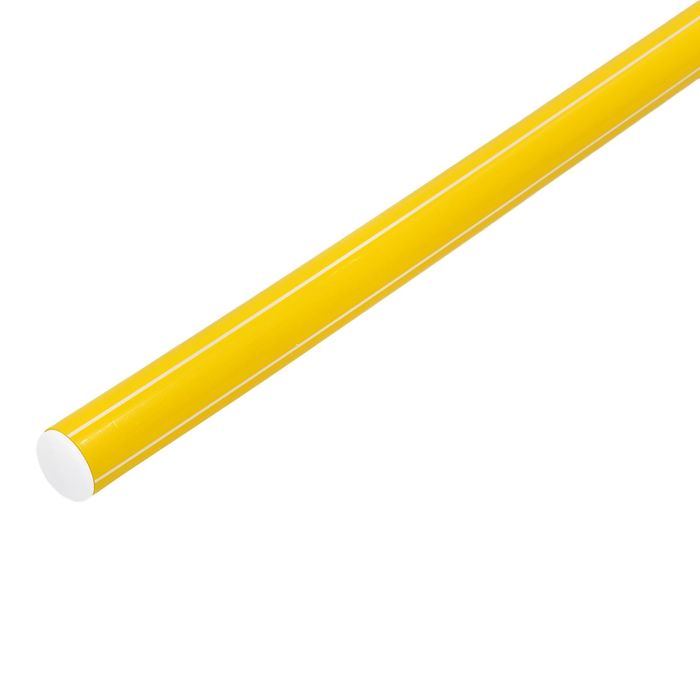 Палка гимнастическая 90 см, цвет жёлтый оптом