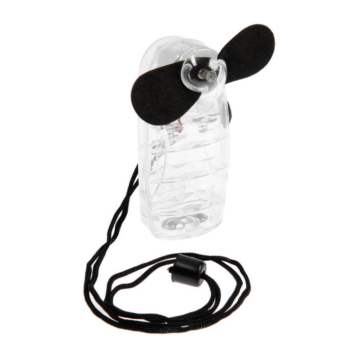 Портативный вентилятор LV-09, 2хAA (не в комплекте), МИКС оптом