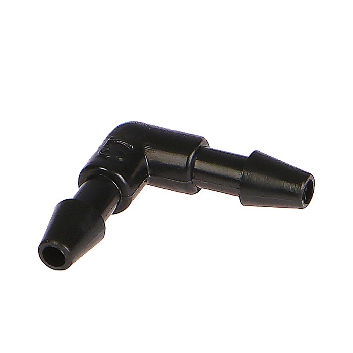 Соединитель L-образный для капельного полива, 5 мм — 5 мм, рр-пластик оптом