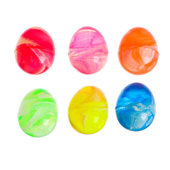 Мяч каучук «Яйцо», цвета МИКС оптом