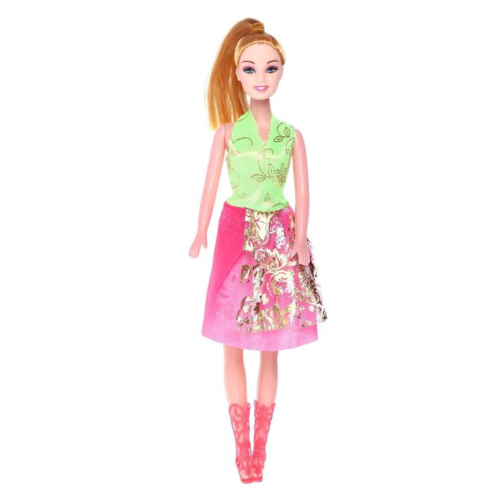 Кукла-модель «Анна» в платье, МИКС оптом