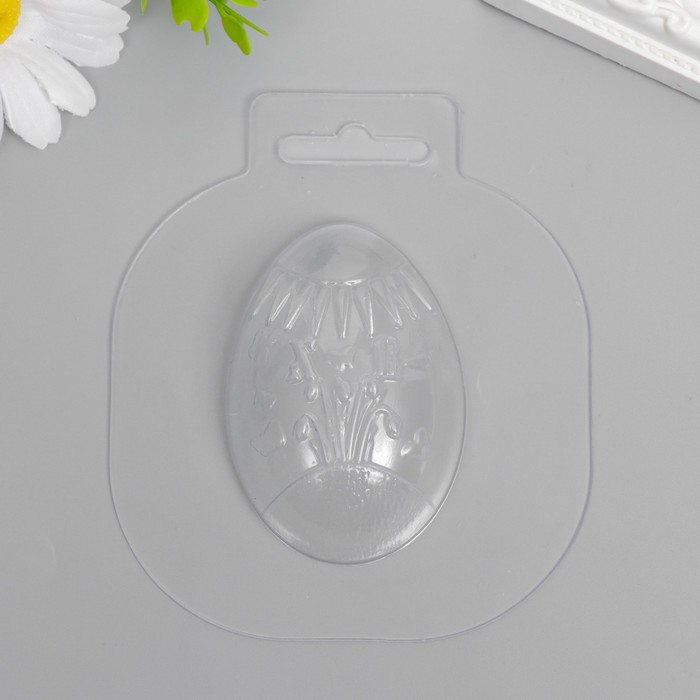 Пластиковая форма "Яйцо ХВ" 6,5х4,5 см оптом