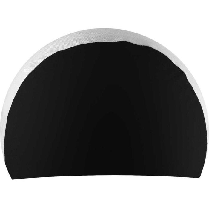 Шапочка для плавания NOVUS NPC-21, полиэстер, чёрно белая оптом