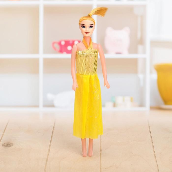Кукла-модель «Наташа» в длинном платье, МИКС оптом