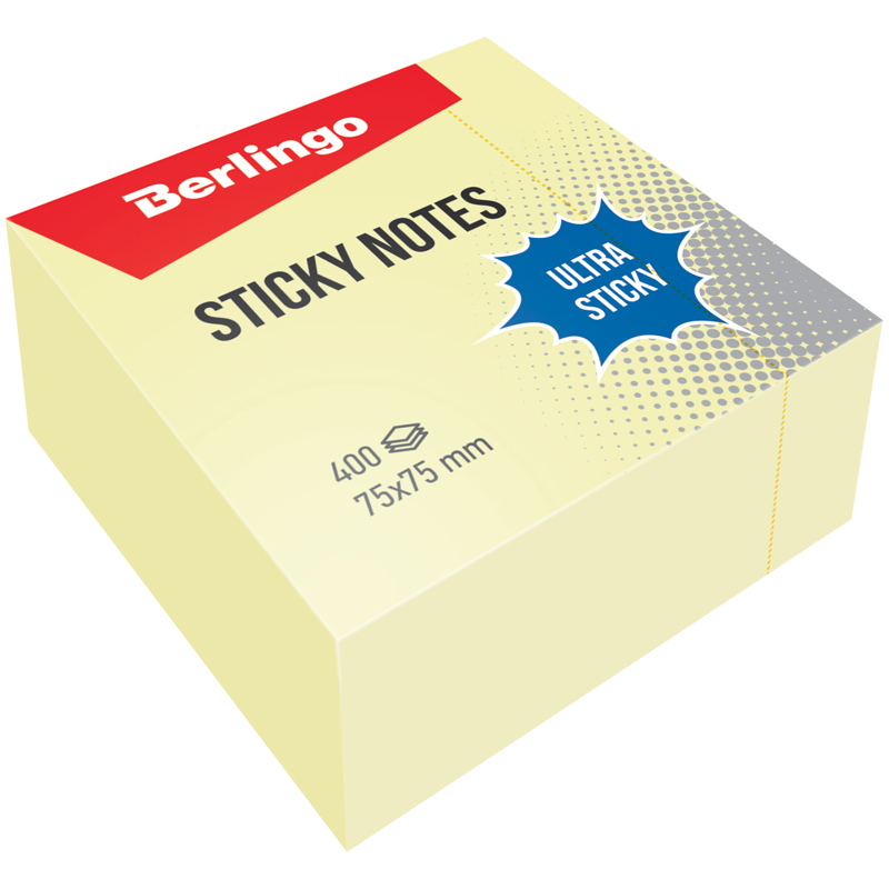   Berlingo "Ultra Sticky", 75*75, 400., ,  