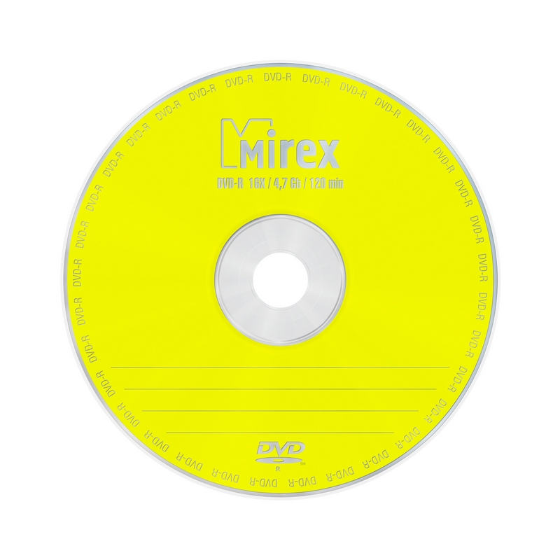 Носители информации DVD-R, 16x, Mirex, конверт/1, UL130003A1C оптом