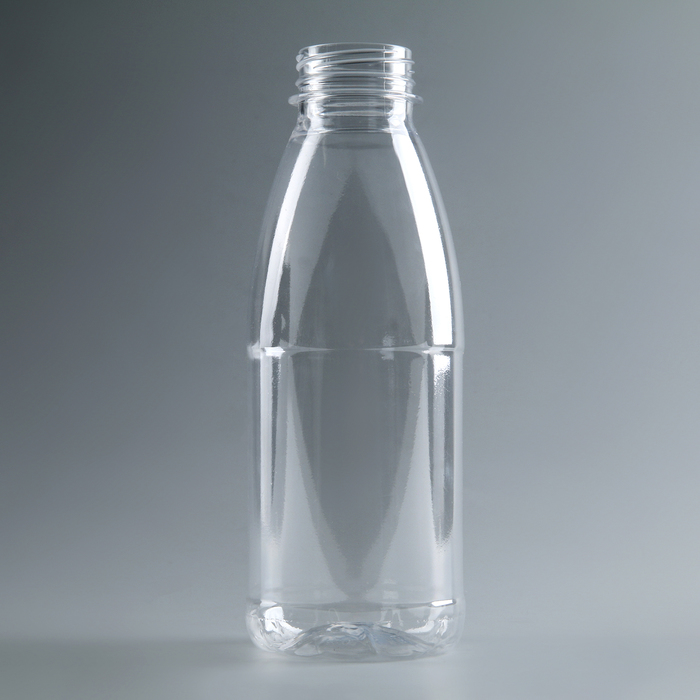 Бутылка одноразовая молочная «Универсал», 500 мл, с широким горлышком 0,38 мм, цвет прозрачный оптом