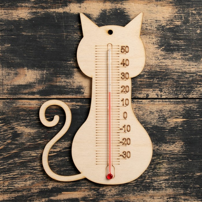 Термометр "Кот" 12,9х19,8 см оптом