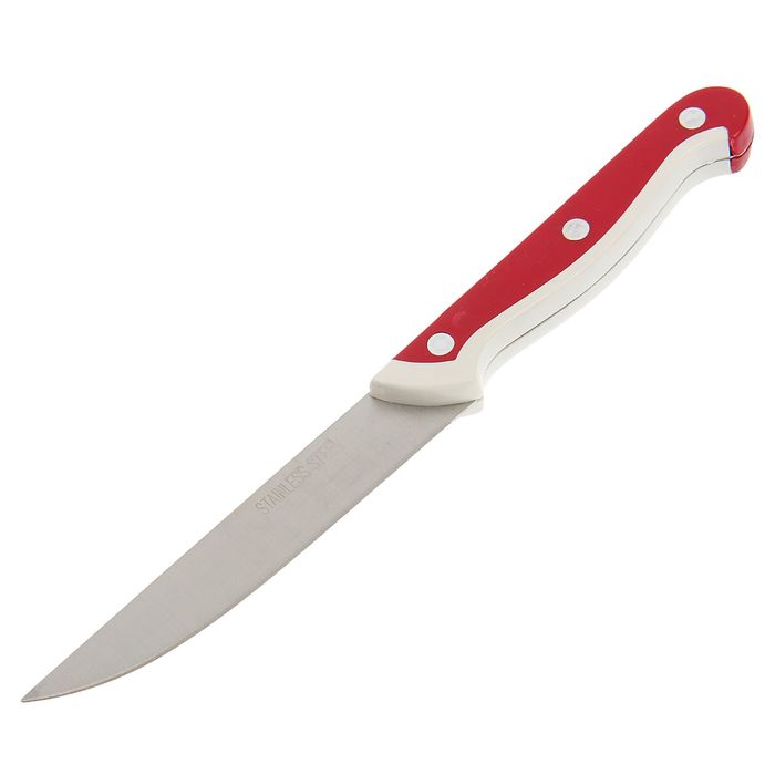 Нож кухонный «Волна», лезвие 10 см, цвет МИКС оптом