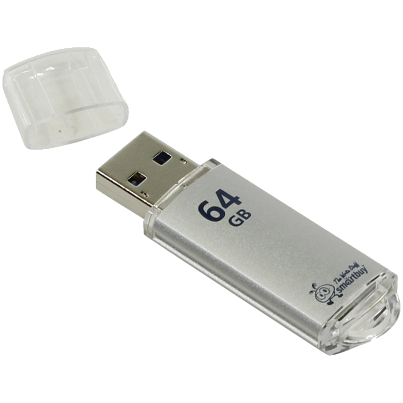  Smart Buy "V-Cut"  64GB, USB 2.0 Flash Drive,  (.  ) 