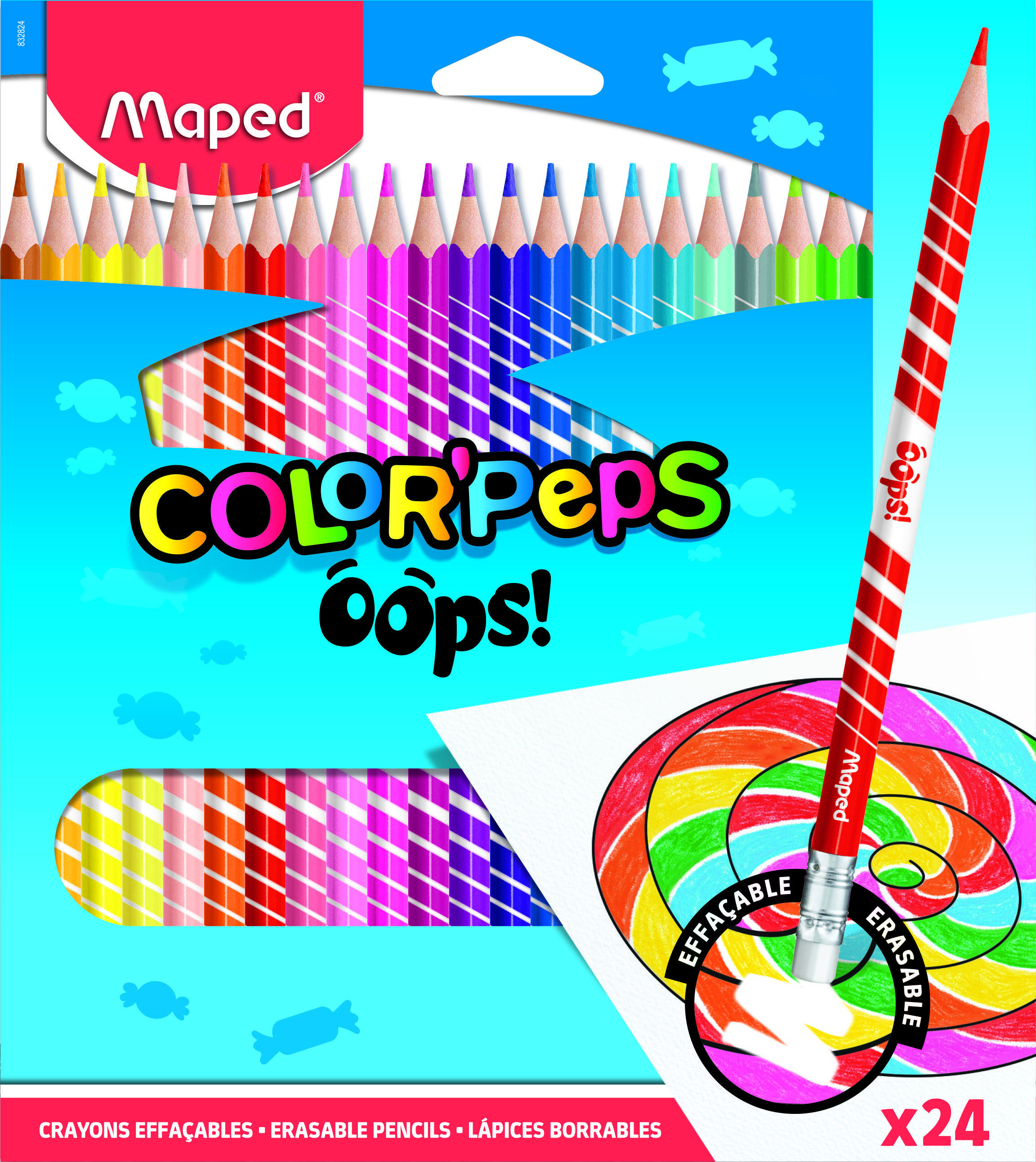   MAPED COLOR'PEPS OOPS , 24 ,   ,   