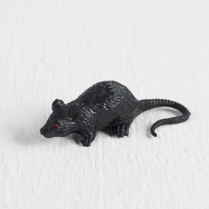 Прикол «Мышь», цвет чёрный оптом