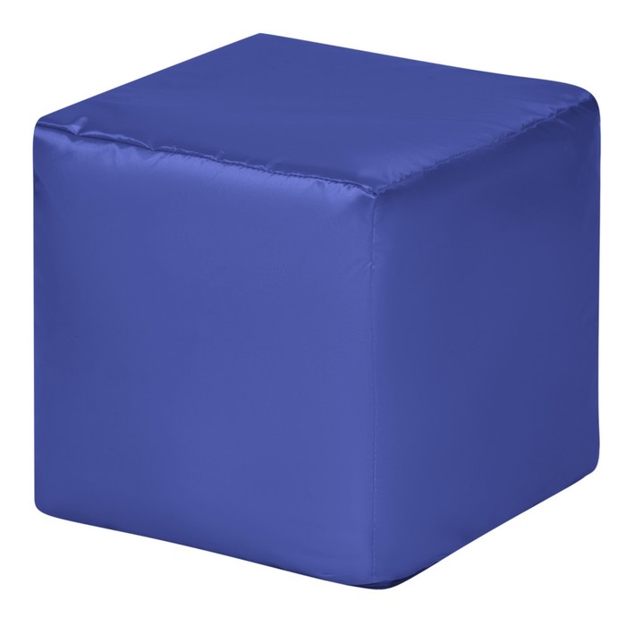 Пуфик «Куб», оксфорд, цвет синий оптом