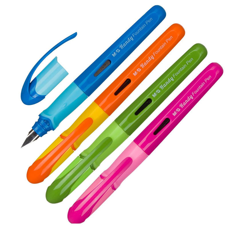 Ручка перьевая M&G c резиновой манжет, без картр, в ассAFPV4372004278C оптом